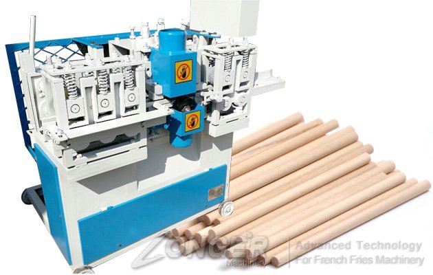 Wood Rod Rounding Machine|Wooden Broom Handle Machine LGBM202