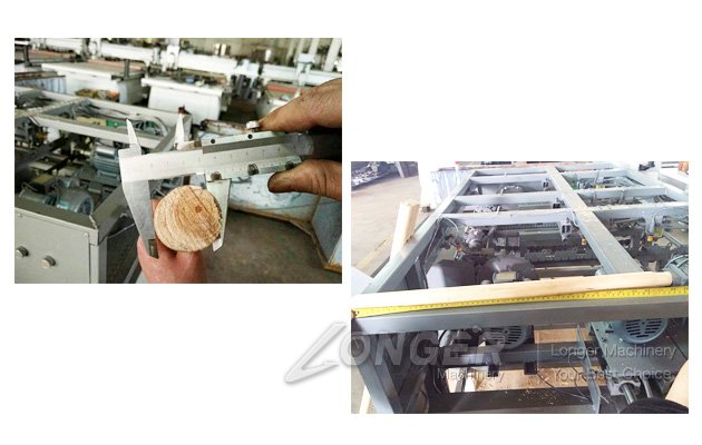 Screw Thread Wood Mop Sticks Machine