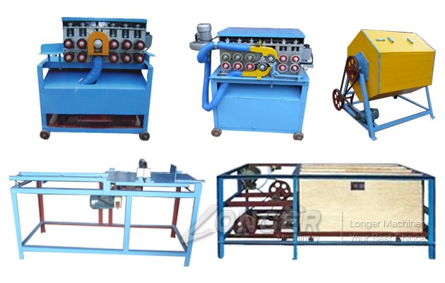 wood popsicle stick machine
