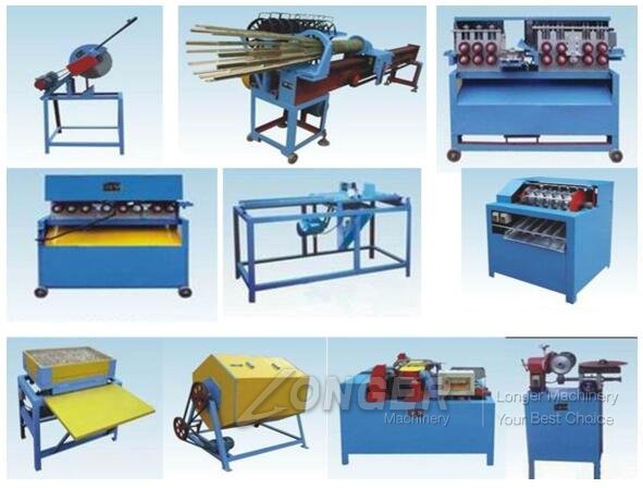 bamboo stick machine