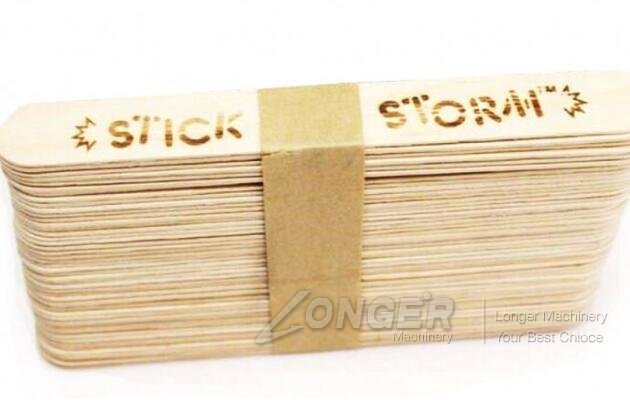 wood dental spatula making machine