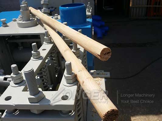 wooden broom handle machine