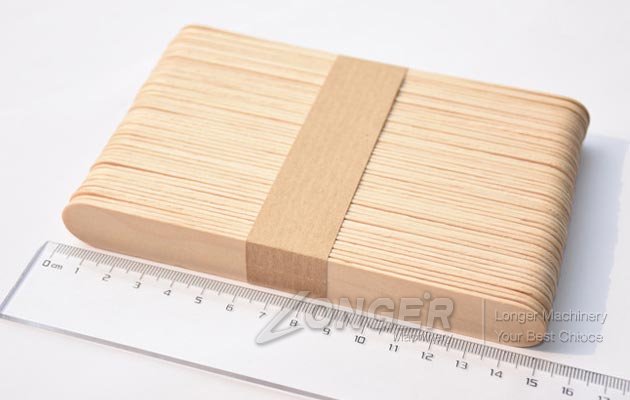 wood tongue depressor production line