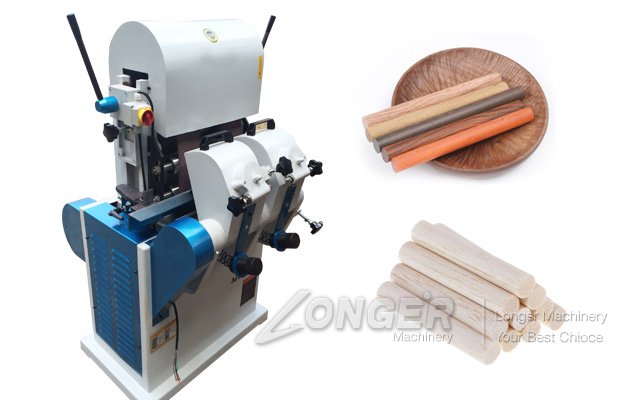 Wood Round Sticks Sander Machine
